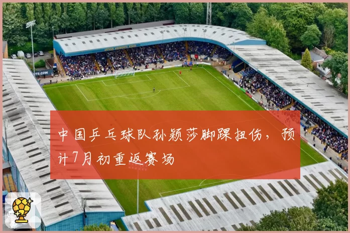 中国乒乓球队孙颖莎脚踝扭伤，预计7月初重返赛场